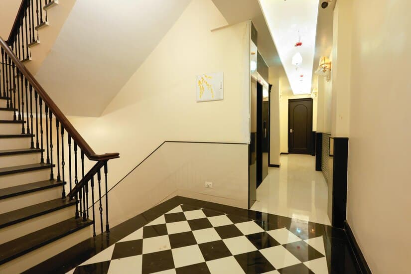 Spacious suite with elegant furnishings